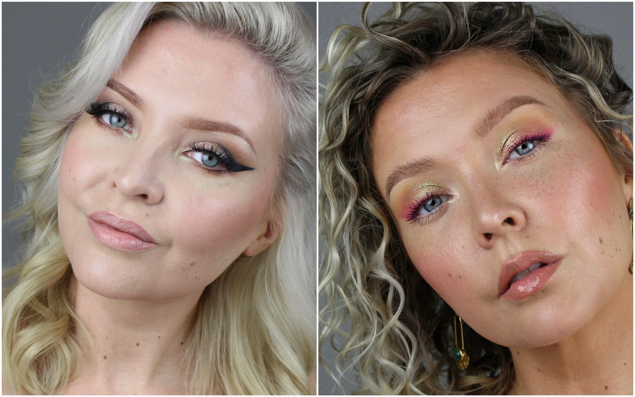 luonnollisempi meikki ennen ja jälkeen